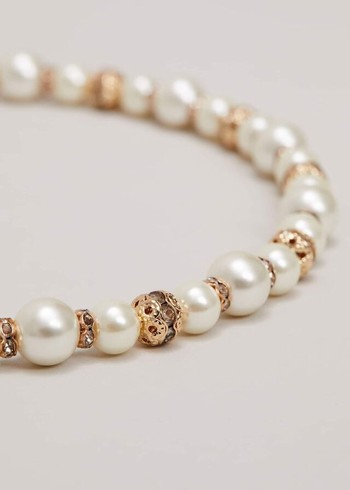 Phase Eight Bead And Pearl Jewellery White USA | 8651370-WH